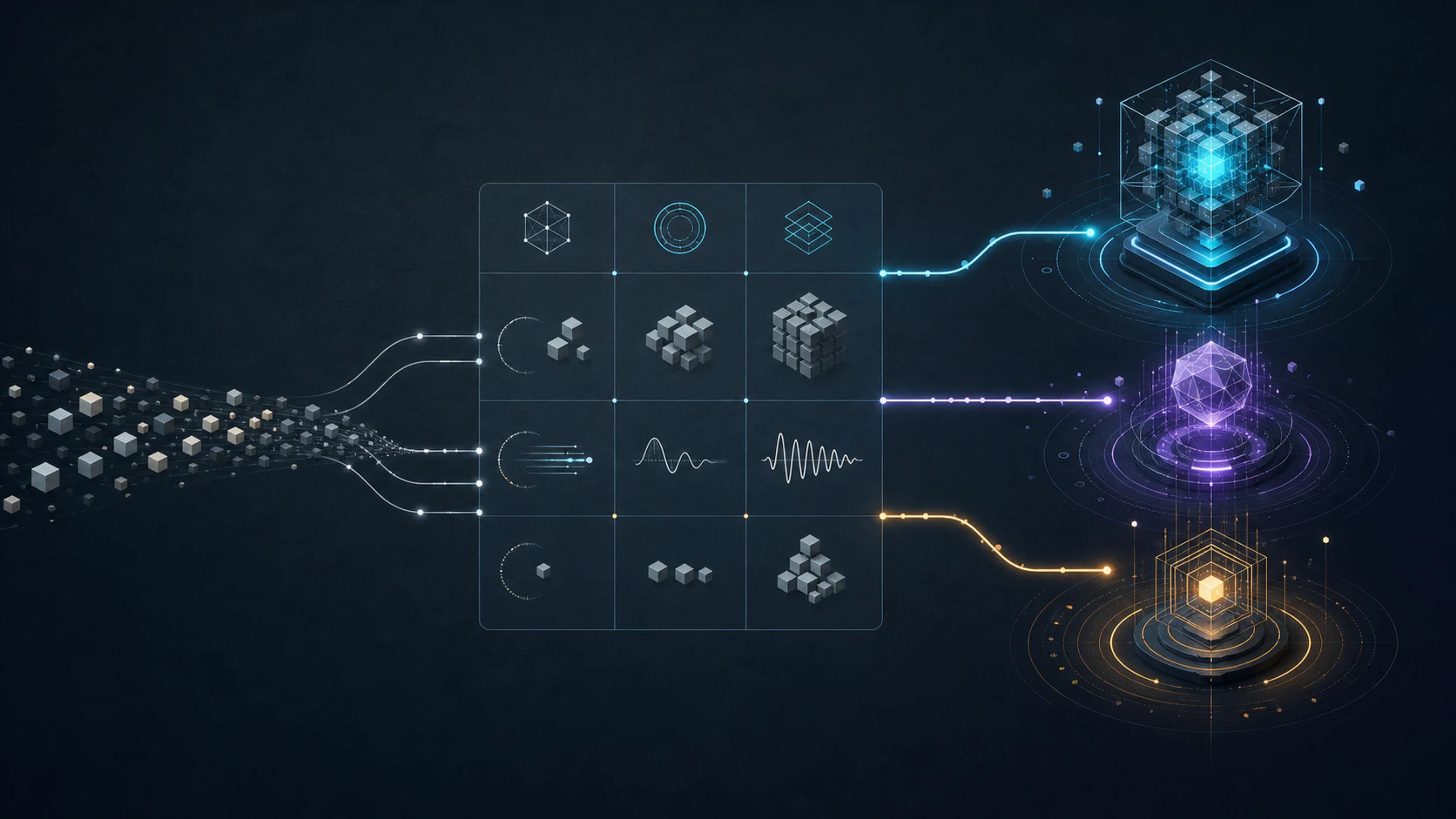 Editorial decision matrix routing production workloads by complexity, latency, and cost